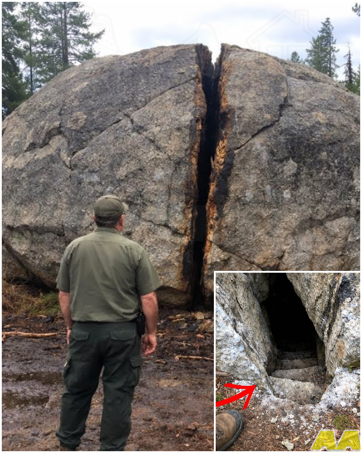 🎰 Lightning Split Boulder in Half, What Rangers Found Beneath Changed History!