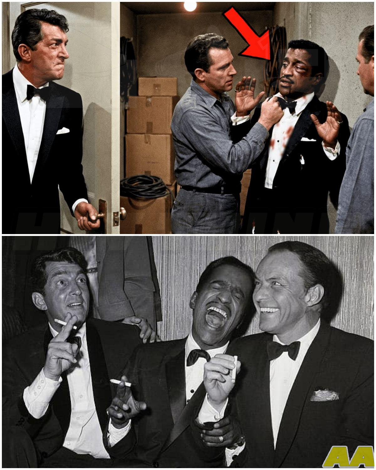 🎰 Sammy Davis Jr. Was Trapped with Three Men — Dean Martin’s Move Was Legendary
