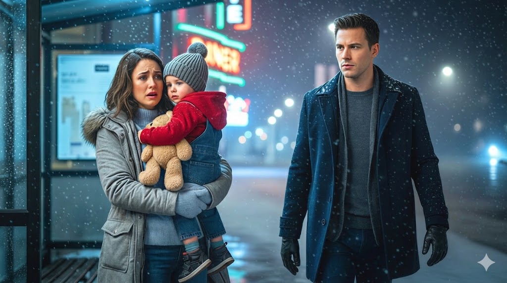 When the Snow Wouldn’t Stop Falling, a Stranger Stopped — and Three Lives Quietly Changed Forever