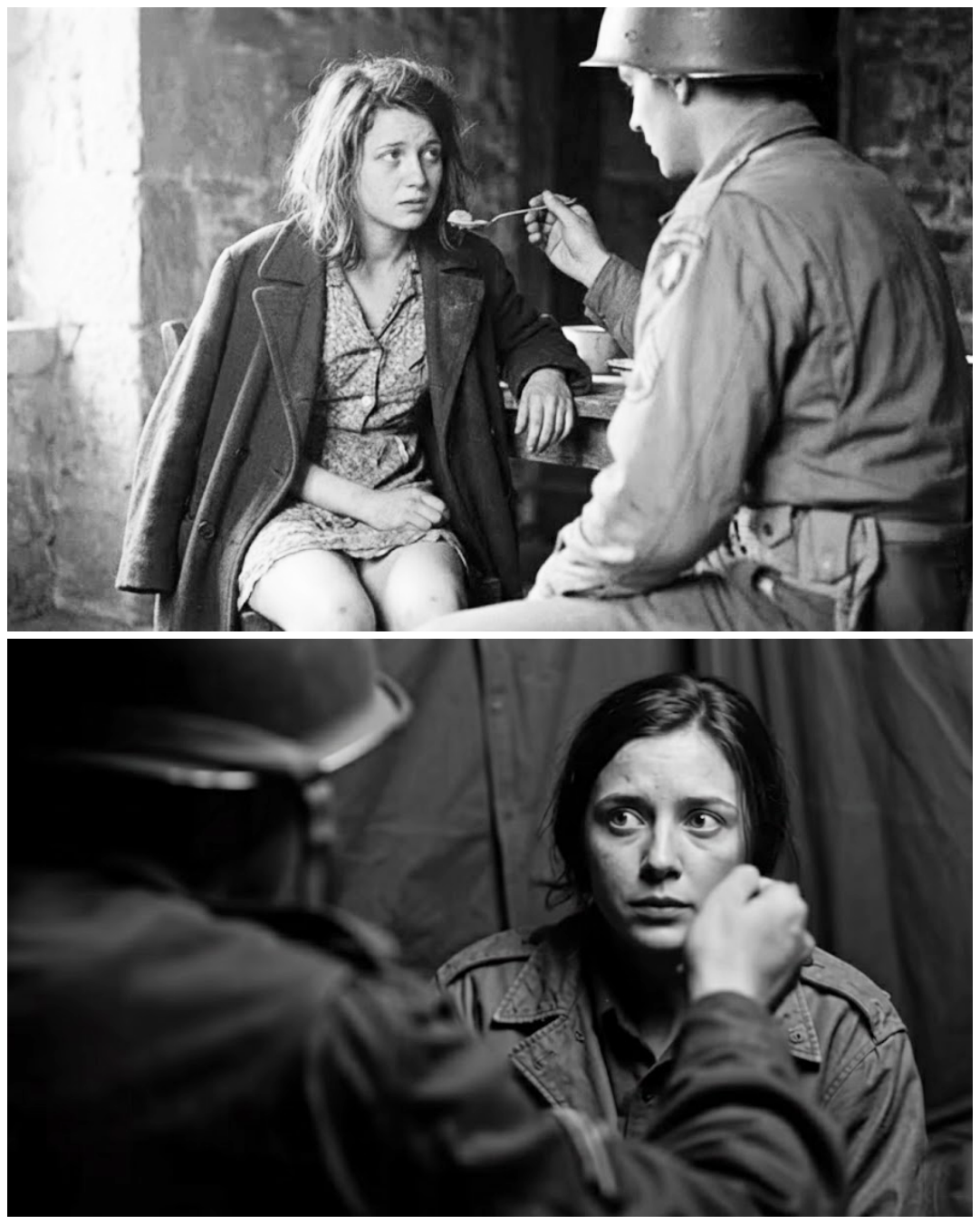 “Take it Slowly!” – German POW Women Expected The WORST When Americans Fed Them By Hand