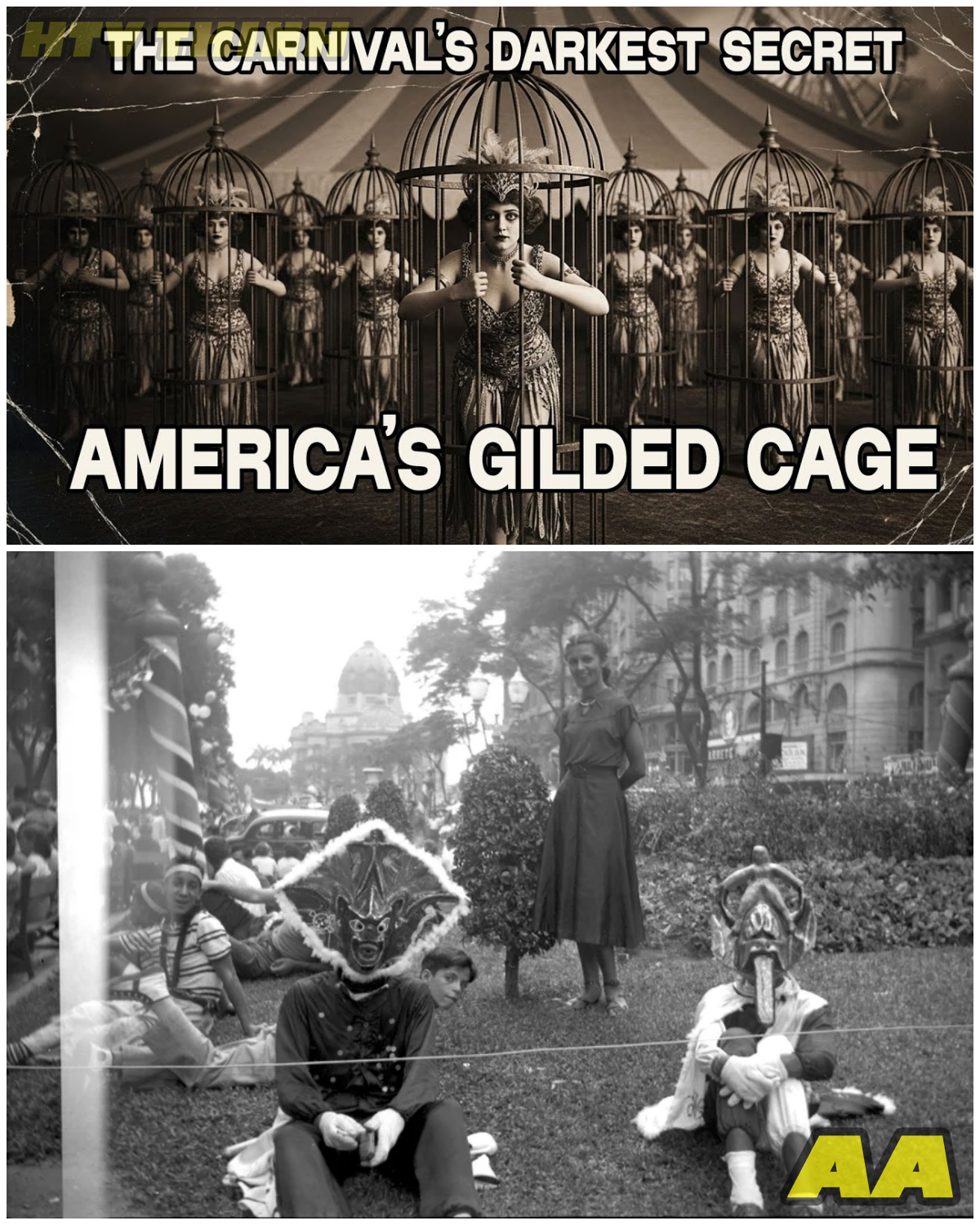 😱 The 1904 Carnival Where 12 Dancers Were Found Locked in Iron Cages 😱 – HTT