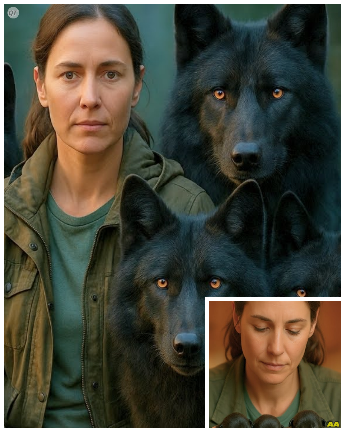 She Raised 4 Puppies for 4 Months. The Vet Said They Were Wolves