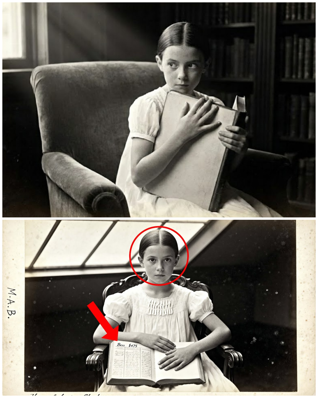 This 1855 Portrait of a Girl with a Book Looks Innocent Until You Notice the Page