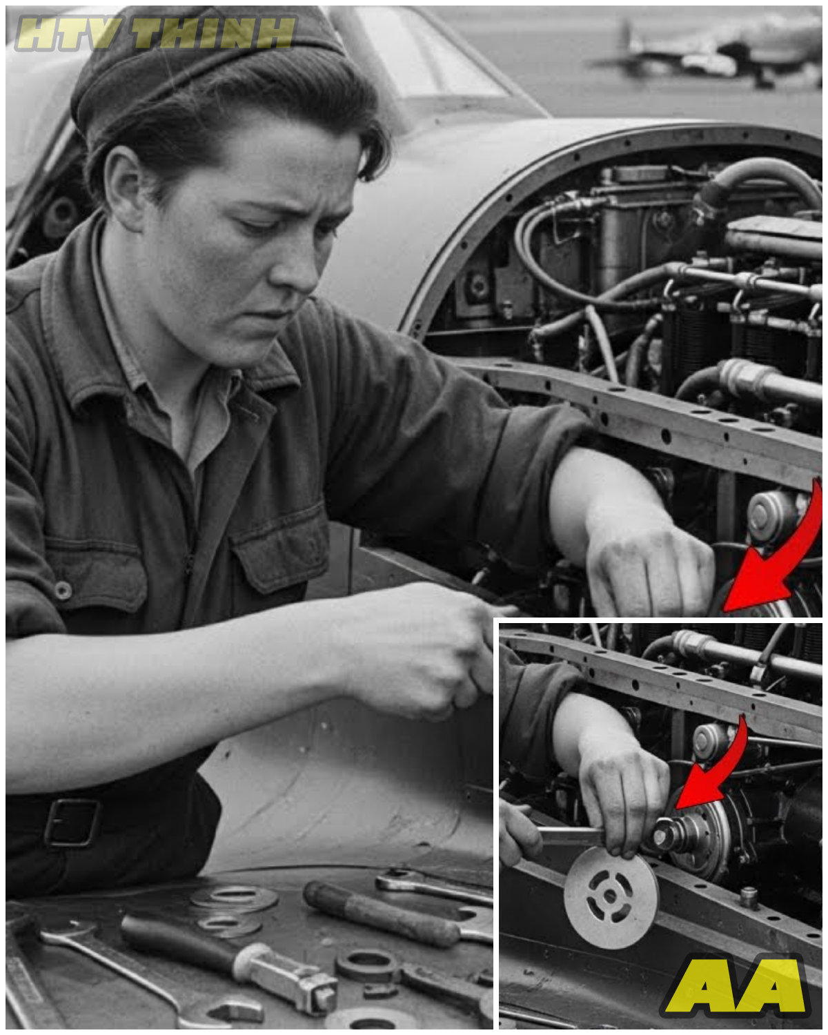 😱 How One Woman’s “50-Cent” Metal Washer Made Spitfires Outfly Every Bf-109 – Saved 2,100 Pilots 😱 – HTT