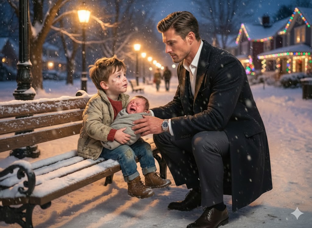 The Night the Snow Brought Him a Family