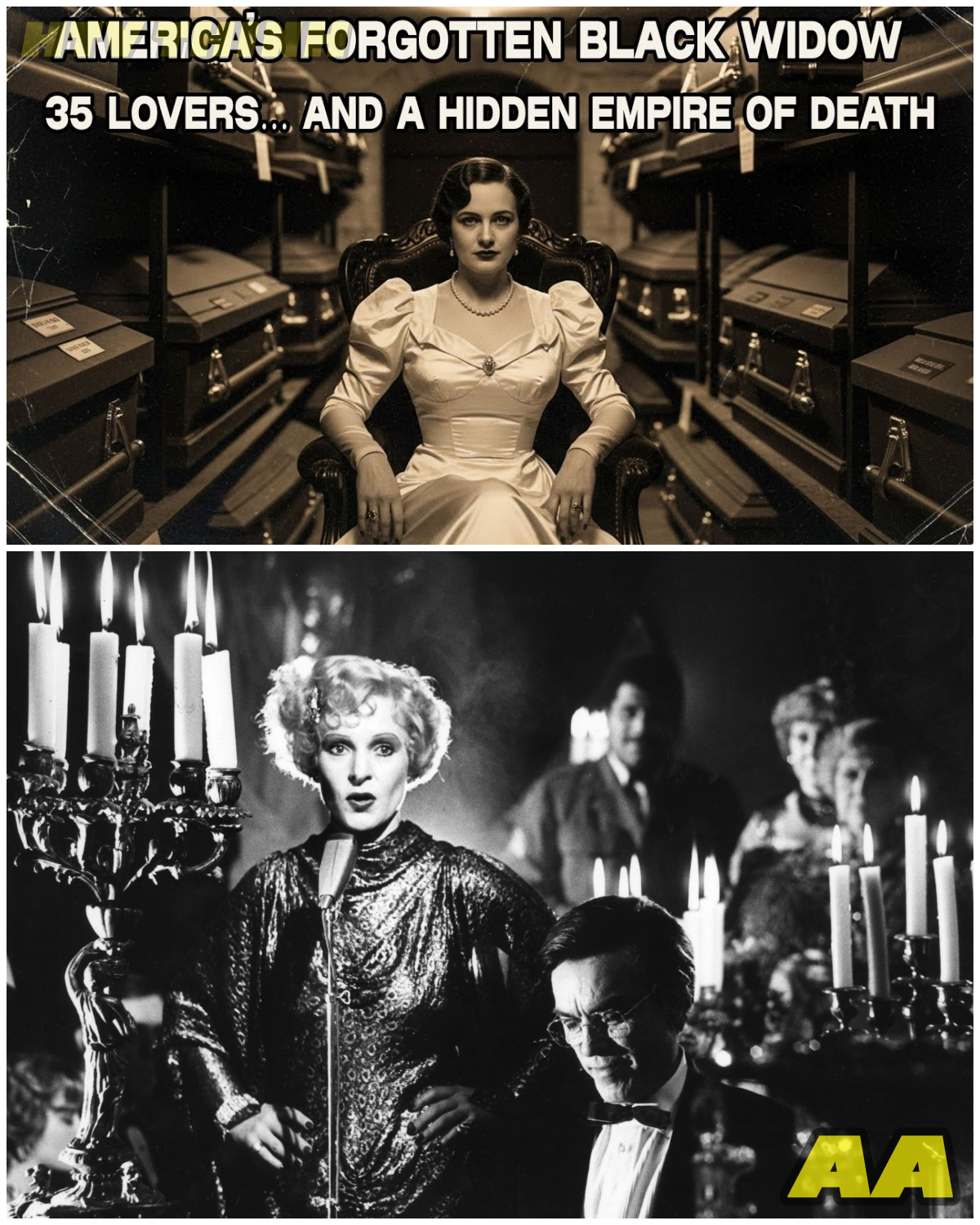 😱 (1938, Vera Renczi) The ‘Black Widow of Yugoslavia’ Who Kept 35 Lovers in Coffins in Her Basement 😱 – HTT