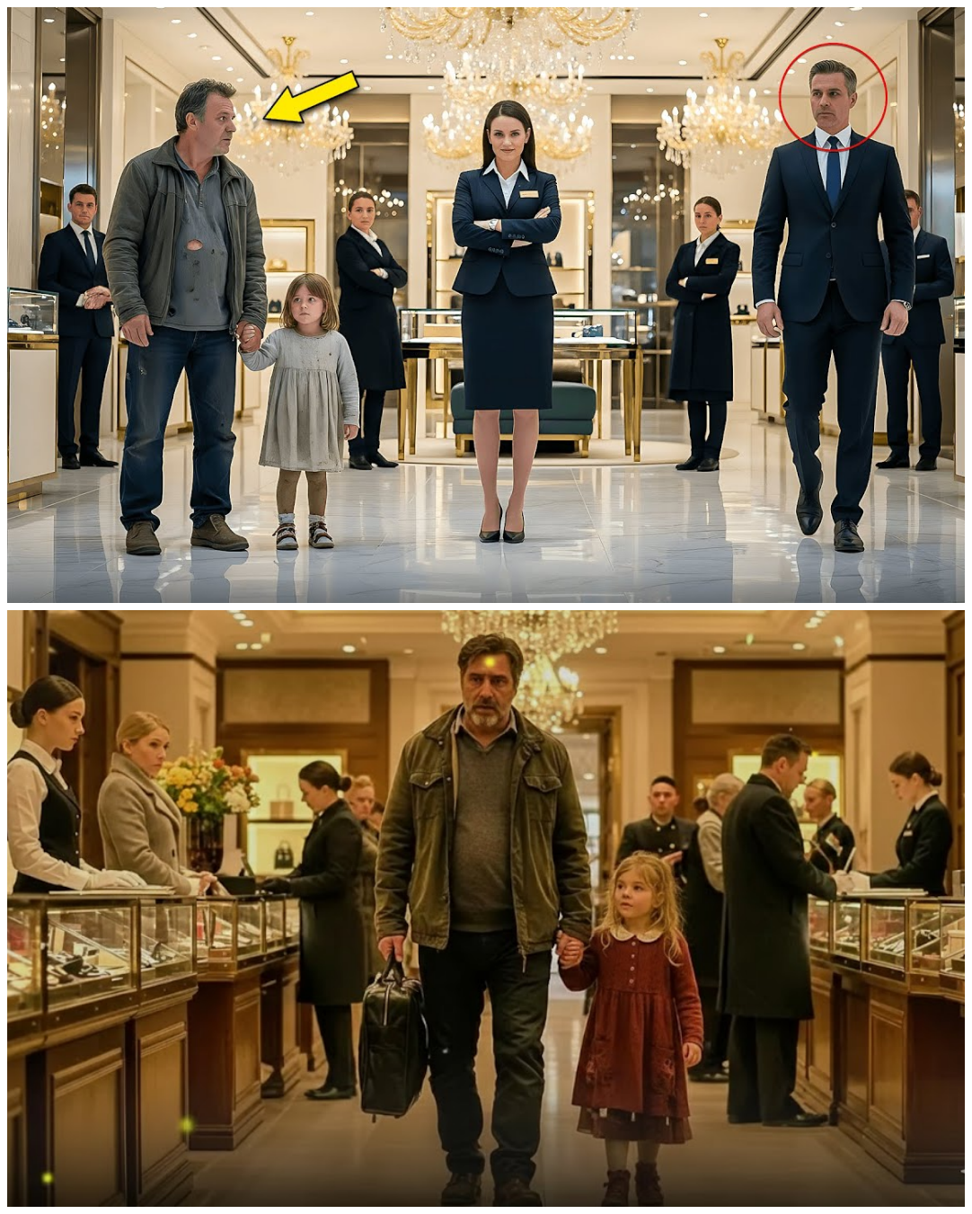 Poor Single Dad Entered a Luxury Store — Everyone Laughed Until the Owner Came Out…