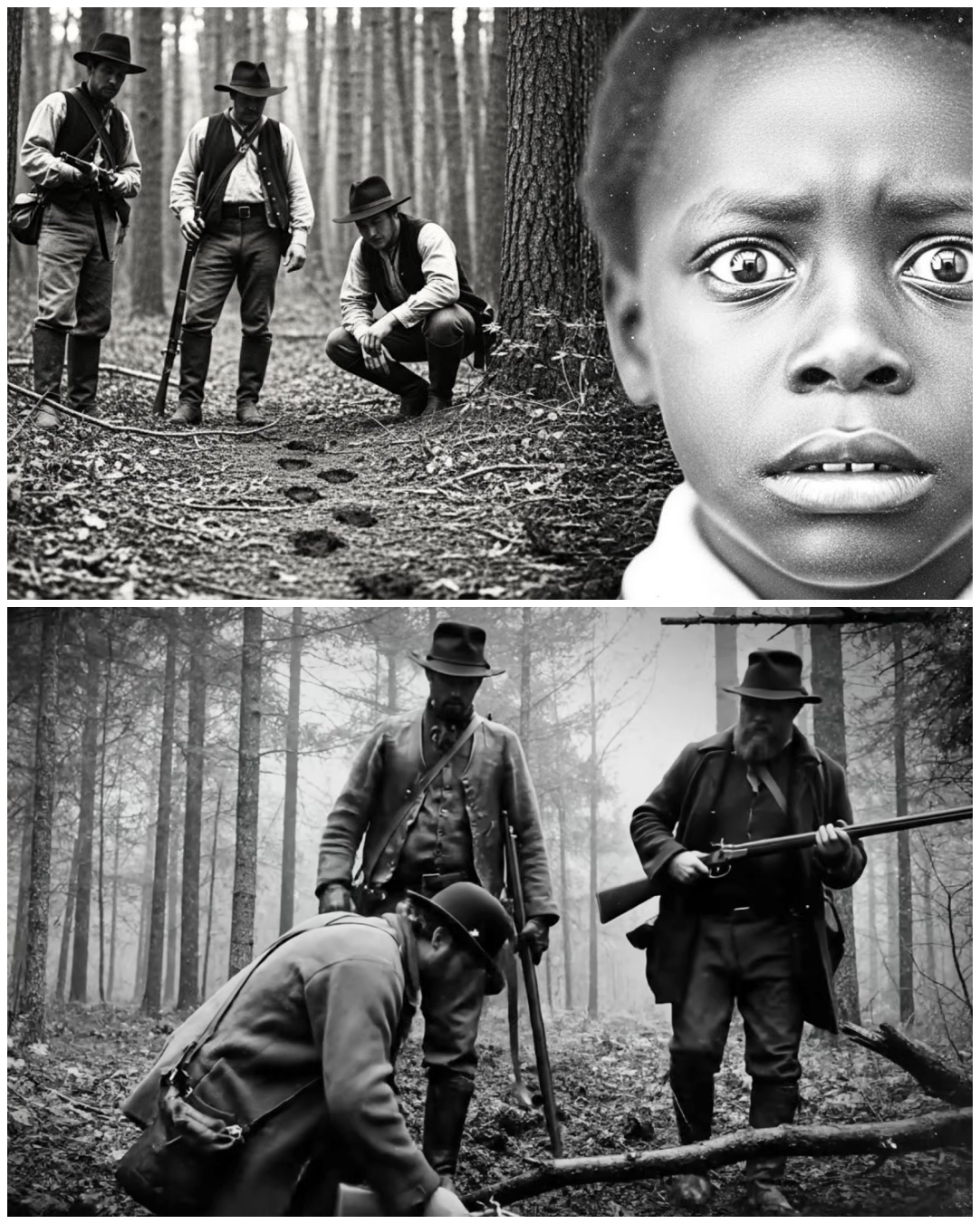7 hunters entered an abandoned house hunting an enslaved boy… only one made it out alive (1861)