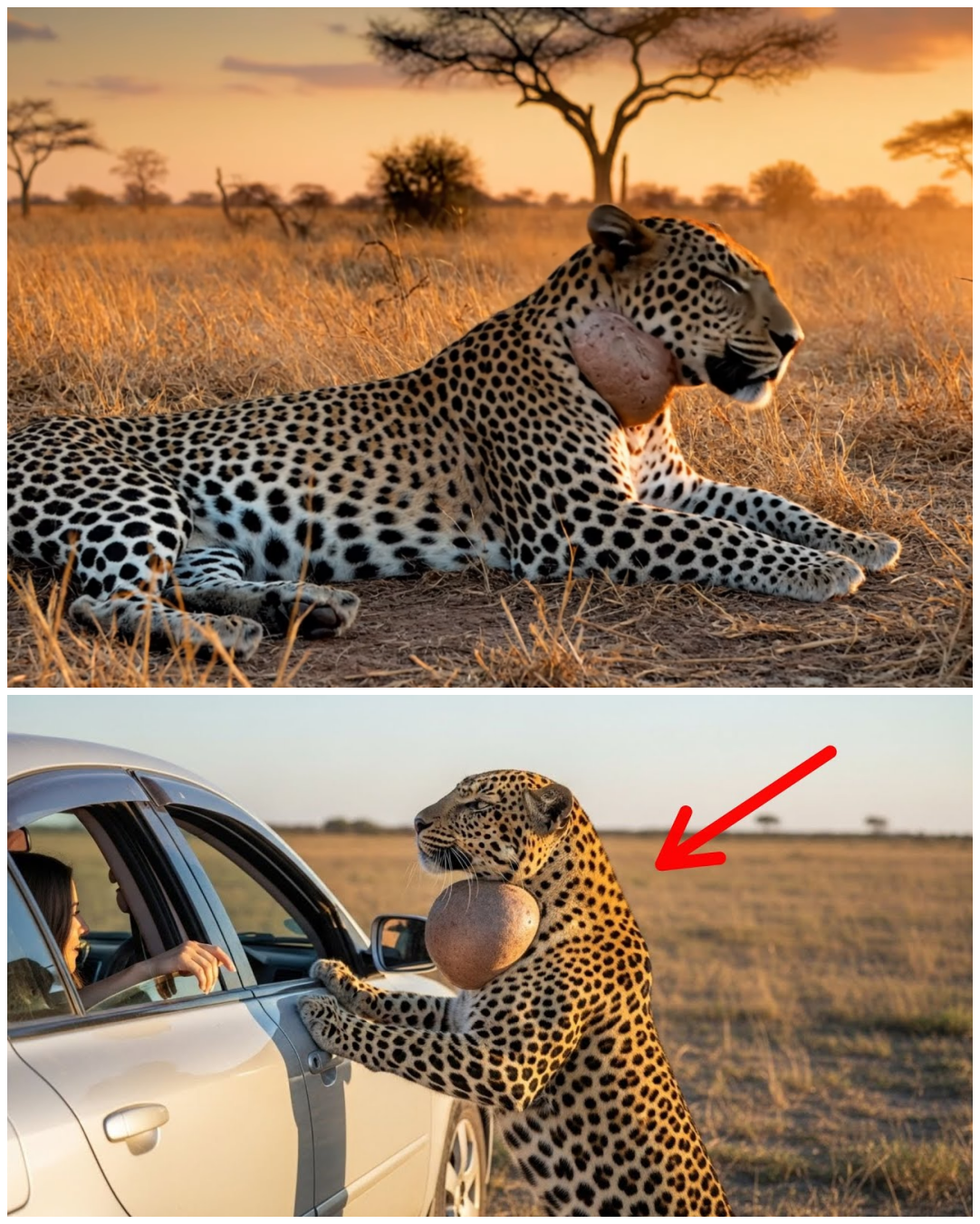 (VIDEO) Rescue A Leopard Facing Death From A Tumor — Her Last Hope Was Humans