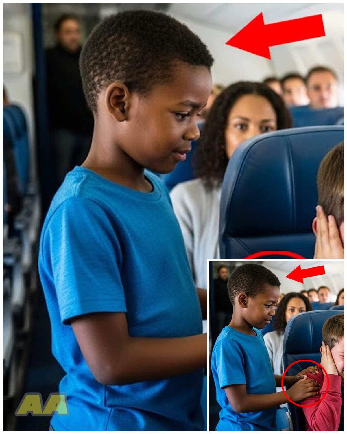 When a Millionaire’s Autistic Son Screamed Mid-Flight, a Poor Boy’s Unexpected Kindness Changed Everything!