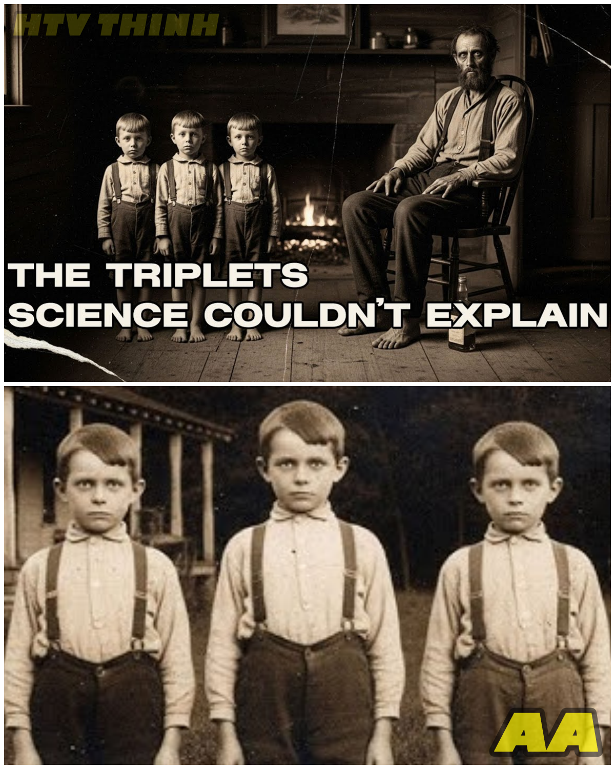 😱 (1851, Illinois) The Macabre Mystery of the Whitaker Triplets That Science Still Cannot Explain 😱 – HTT