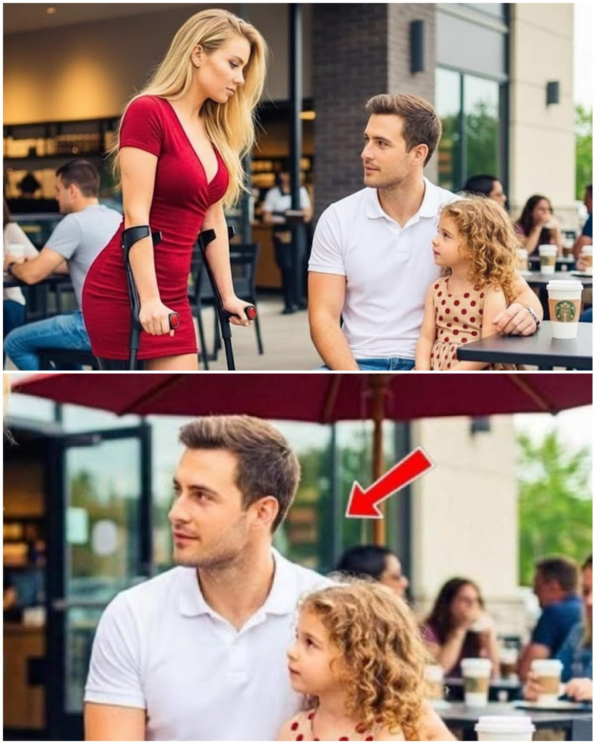 “The Girl on Crutches Who Showed a Single Dad a Staircase to Another Reality—and a Choice That Could Change Everything”