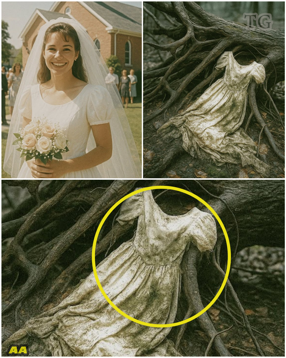 Emily Lawson vanished minutes before her wedding in 1994, leaving only a bouquet and whispers captured on a disposable camera.