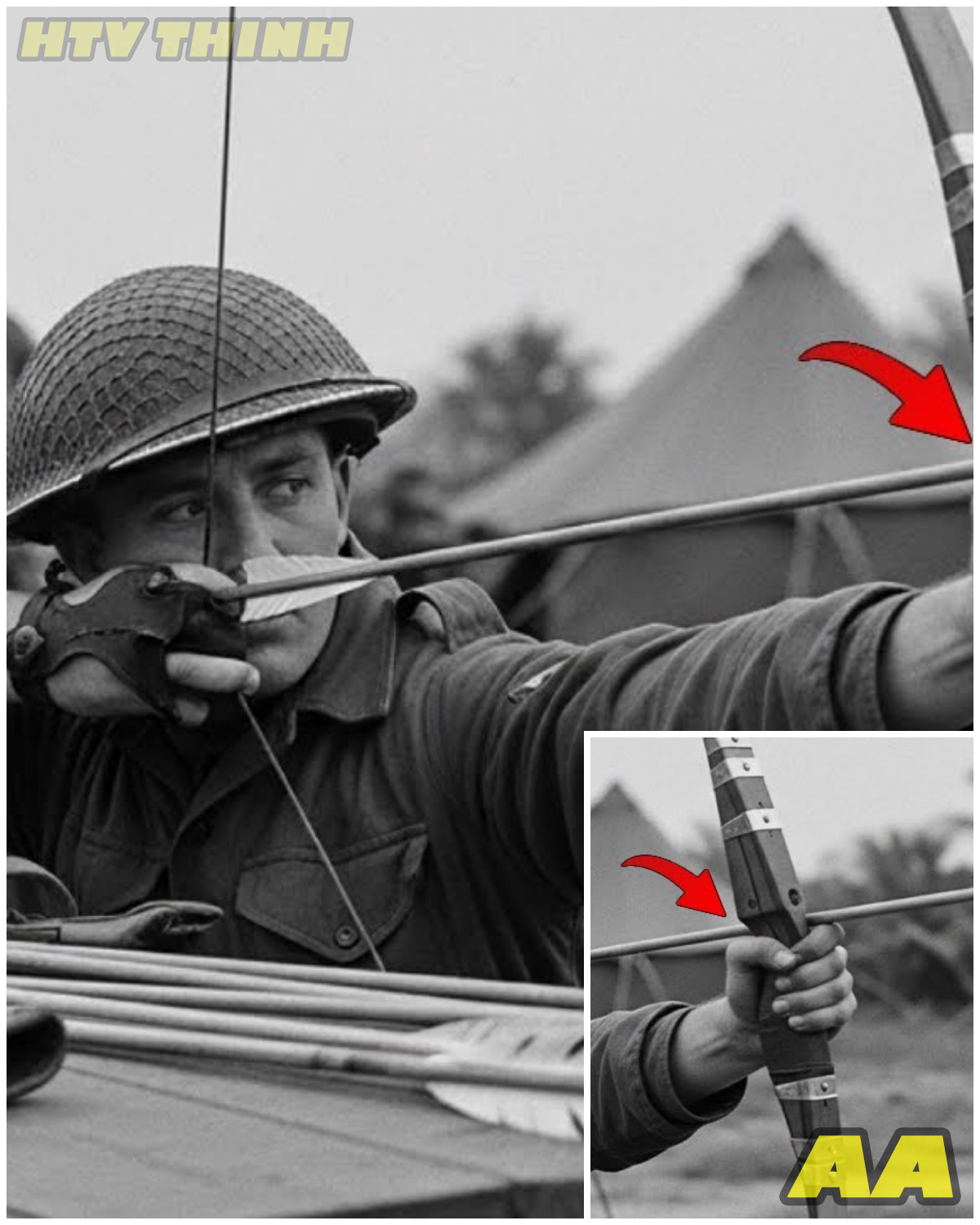 😱 The Man with the Medieval Bow: How Jack Churchill Defied Modern Warfare and Killed 7 German Sergeants! 😱 – HTT