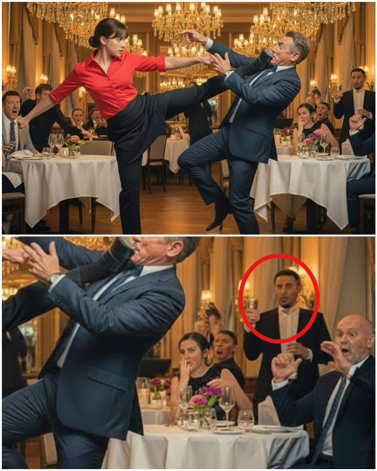 THE WAITRESS WHO TURNED EVERYTHING UPSIDE DOWN