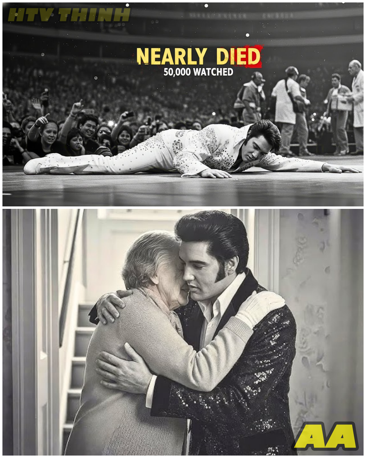 😱 50,000 Fans Watched Elvis Presley Nearly DIE – What He Did Next BROKE Everyone 😱 – HTT