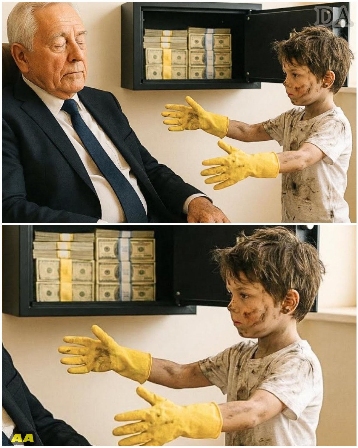 The Golden Gloves: A Billionaire’s Gamble and a Child’s Grace