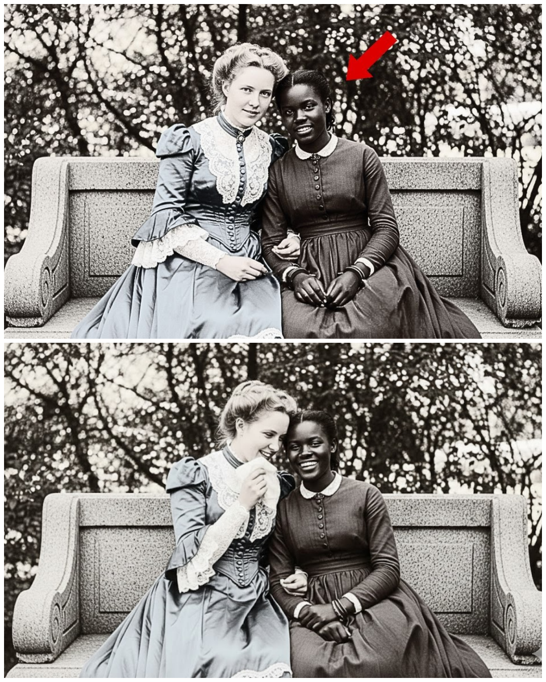 This 1879 photo seems sweet — until experts discover something disturbing about the enslaved young