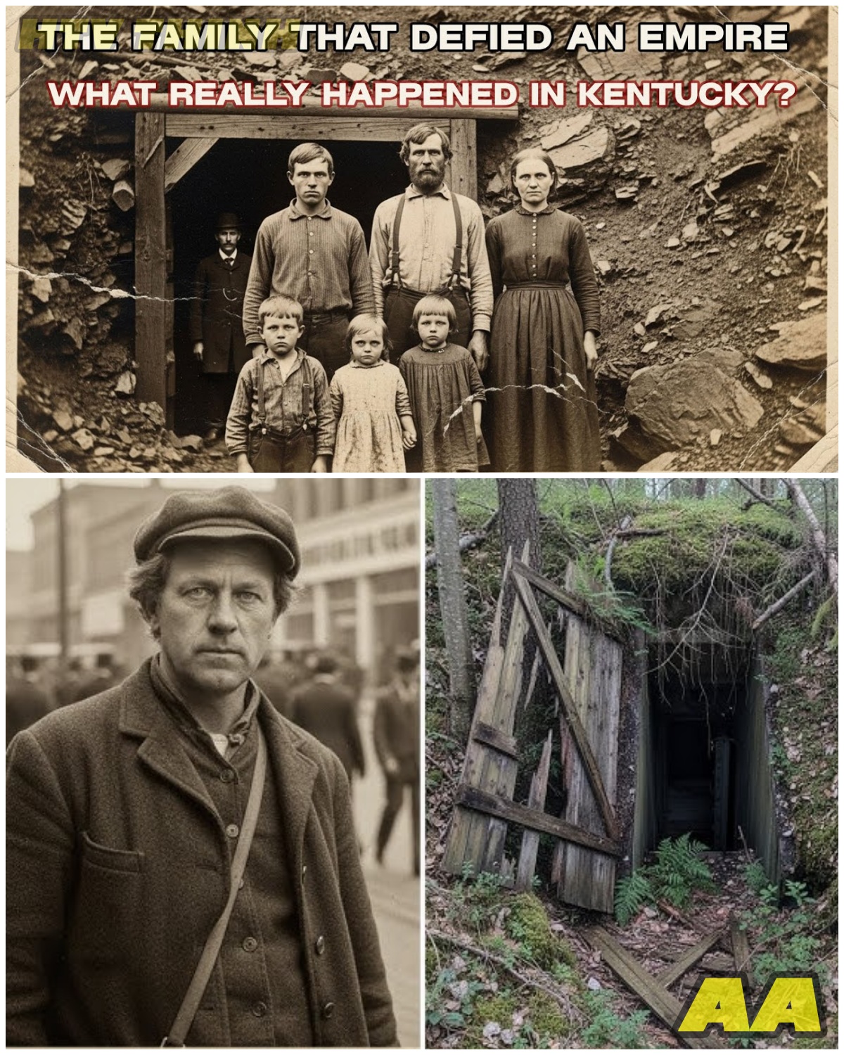 😱 The Kentucky Highlands Mystery of 1855 – The Family Lost Beneath the Coal Mine 😱 – HTT