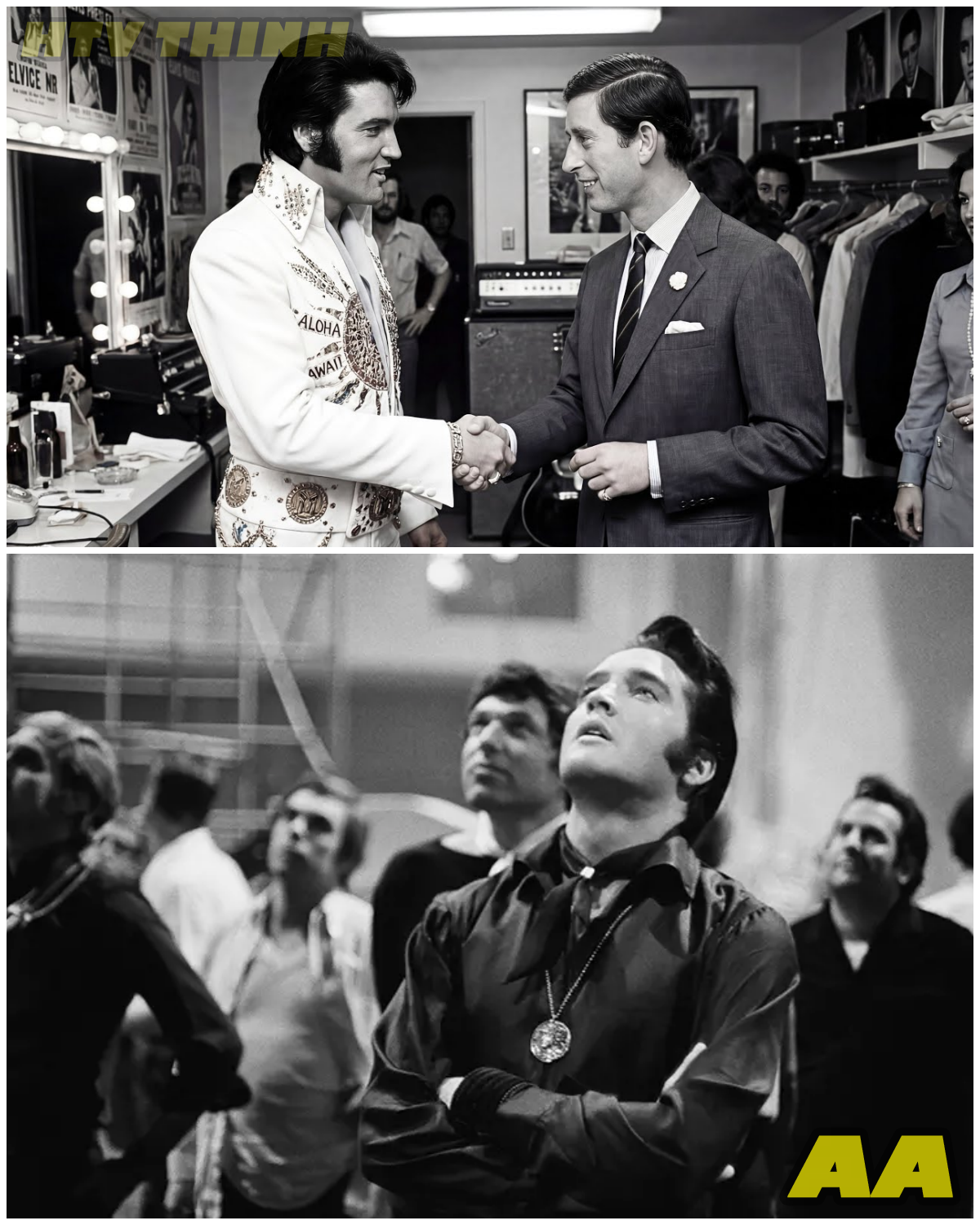 ๐ฑ Elvis Presley Met Prince Charles Backstage in 1977 – What They Said CHANGED Everything ๐ฑ – HTT