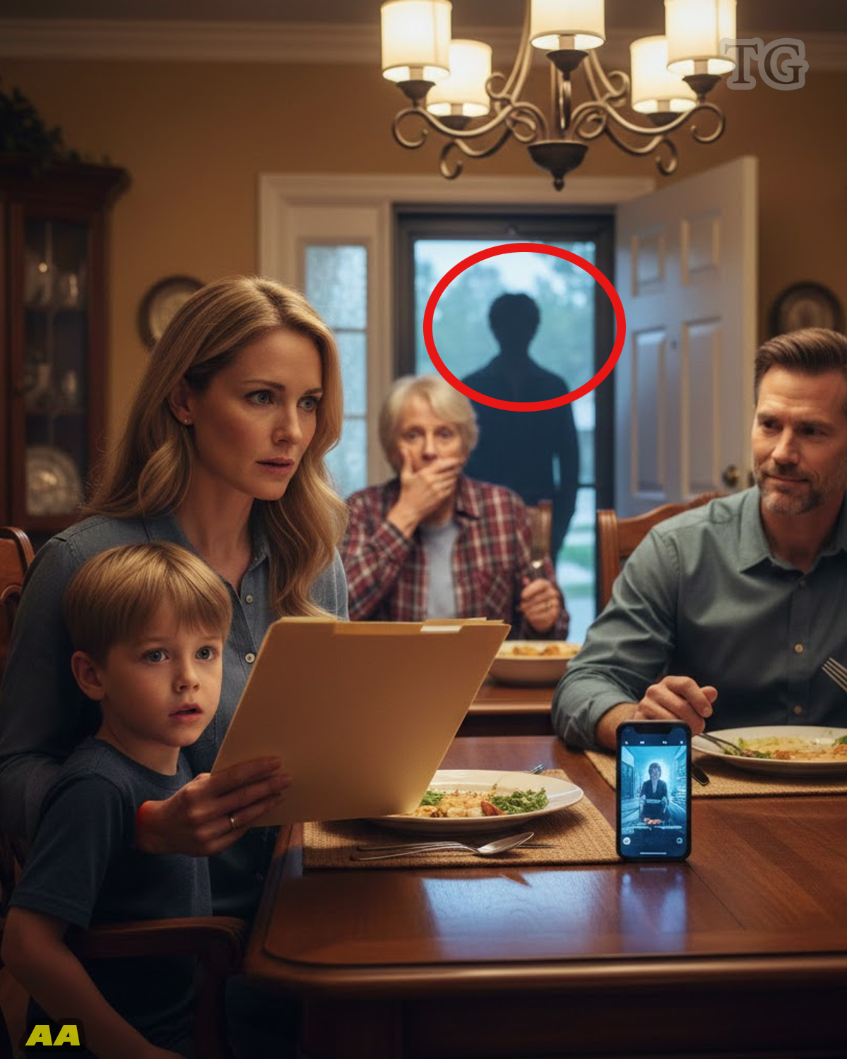 “Divorce Dinner Turns Deadly: Secrets, Betrayal, and the Shadow at the Door”