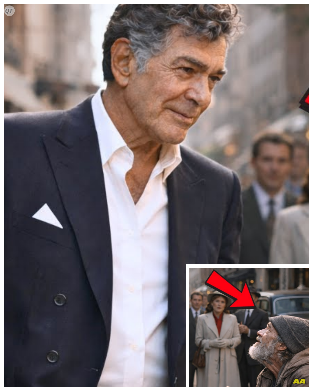 A Homeless Man Asked Dean Martin for $1 — His Reply Left People Speechless!  In 1974, a homeless veteran asked Dean Martin for a single dollar.  What happened next stayed hidden for almost 50 years.  The man who asked was starving.  He had not eaten in 3 days.  A decorated Korean war hero who lost everything.  His wife, his home, his reason to live.  On that September night outside the Sands Hotel in Las Vegas, he gathered every ounce of courage and approached the biggest star in America.  Dean Martin was untouchable.  40 million people watched his television show every week.  He performed for presidents, drank whiskey with Sinatra, the king of cool, a man who existed in a world completely separate from ordinary struggles.  So when this desperate veteran whispered five words, “Sir, can you spare a dollar?” Nobody expected what followed, not the tourists, not the photographer who captured the moment, and certainly not the homeless man himself.  Because Dean Martin did not reach for his wallet.  He did not smile politely and walk away.  Instead, he did something that shocked everyone.  Something that exposed a secret Dean had hidden his entire career.  A secret about who he really was beneath the fame and the spotlight.  This is the story of a $1 request that uncovered a truth Hollywood never wanted you to know………….