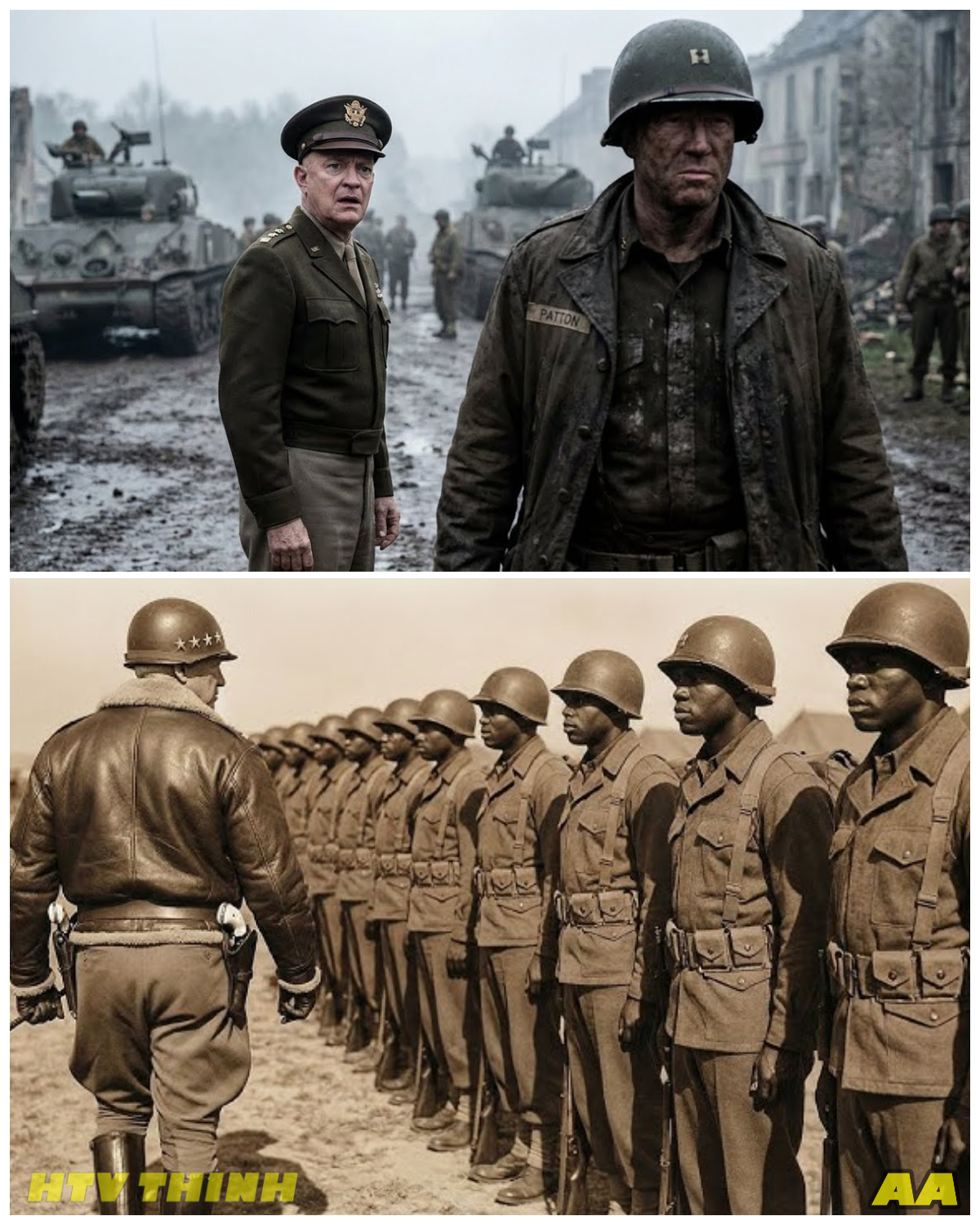 ‘Is That Really You?’ 😲—The Moment Eisenhower Walked Past Patton Without Knowing It