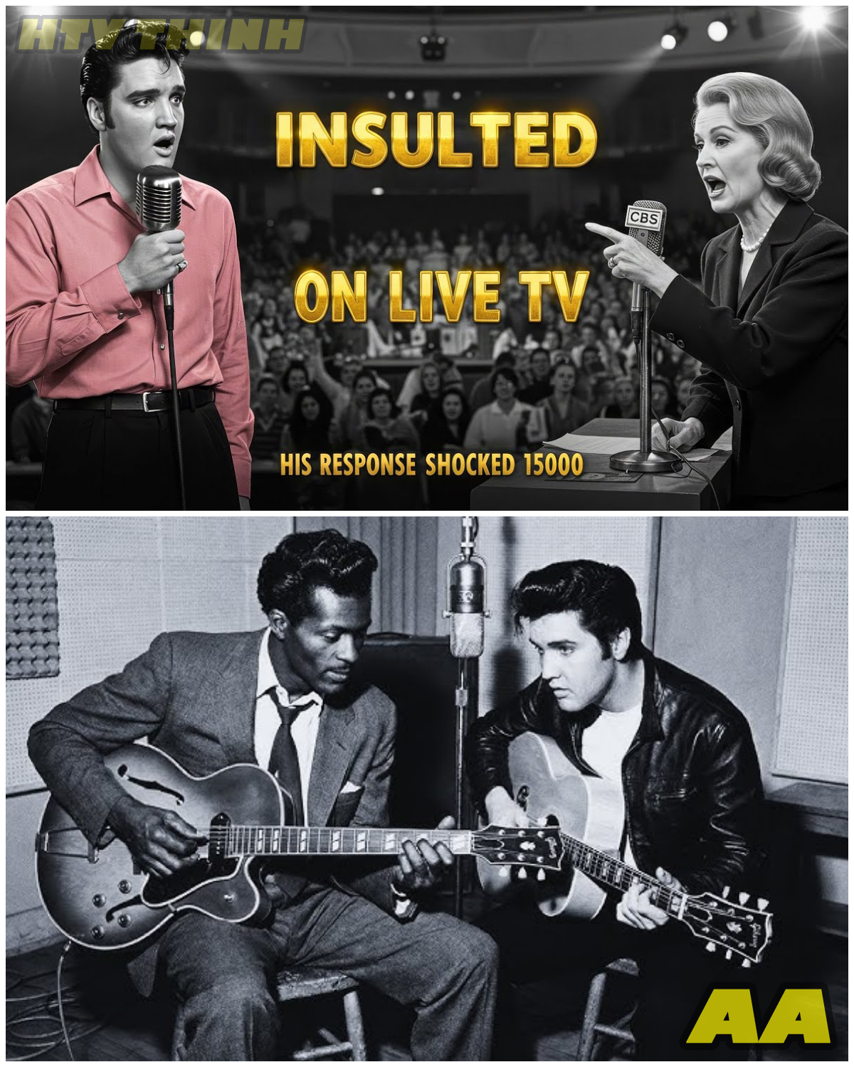 ๐ฑ She Called Elvis Presley ‘Hillbilly Trash’ on Live TV – His Classy Response Shocked 15,000 Fans ๐ฑ – HTT