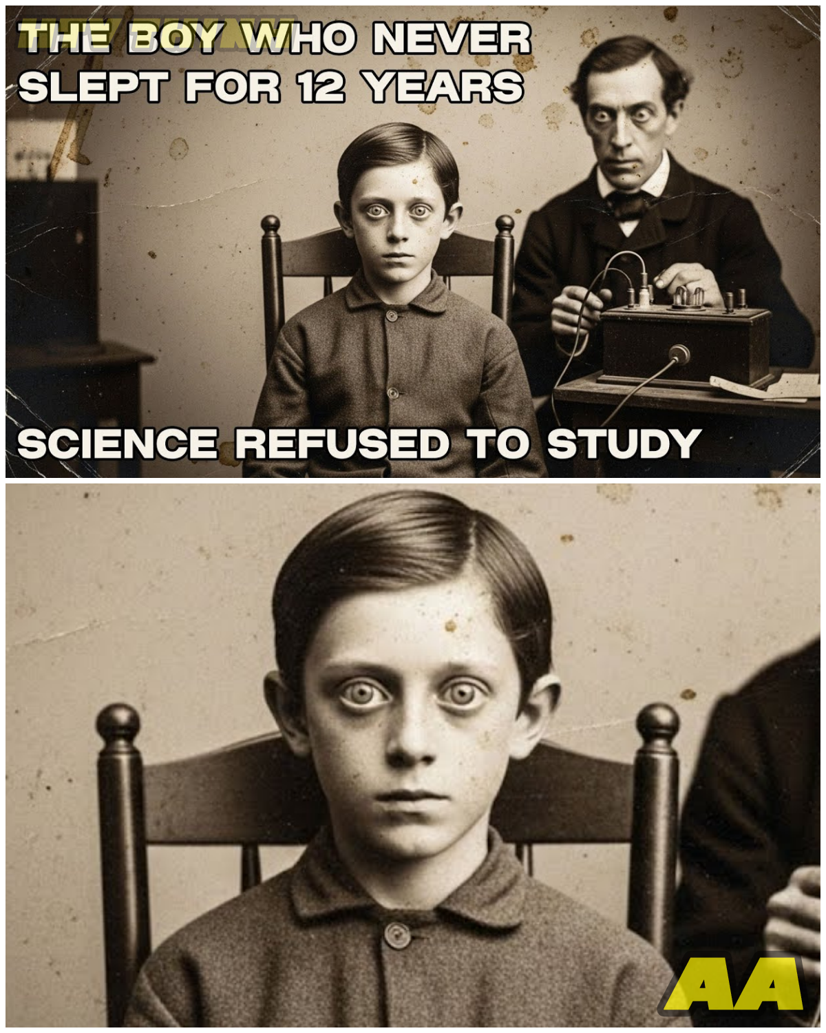 😱 (1847, Salem) The Boy Science Refused to Study – He Never Slept for 12 Years 😱 – HTT