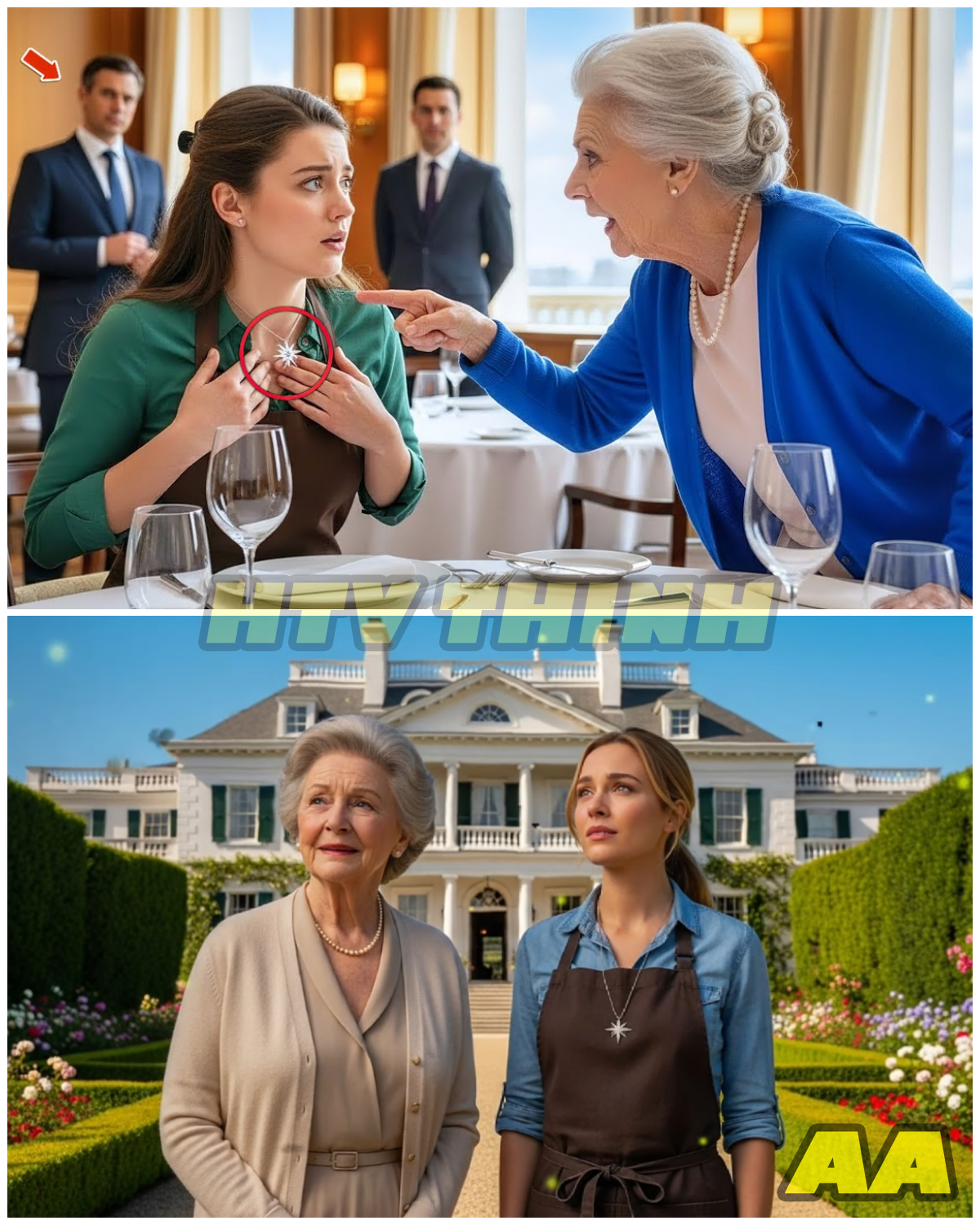 💎 “She Wore a Necklace That Changed Her Life Forever—But What the Billionaire Saw Made Her Freeze!”