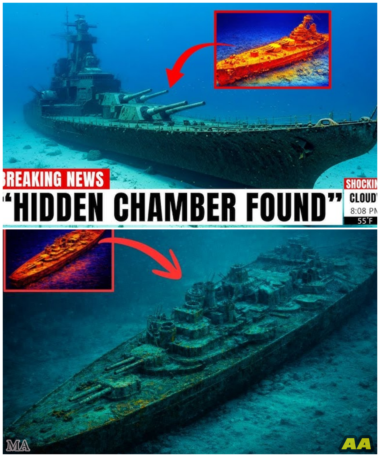 🦊 Bismarck’s Sunken Horror Exposed: Submarine Drone Cracks Sealed Chamber After 80 Years, And What It Found Will Leave You Speechless…⚡