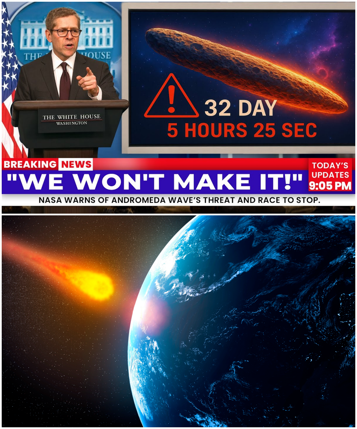 NASA Holds Emergency Briefing as Second Wave of Andromeda Signals Hits Earth