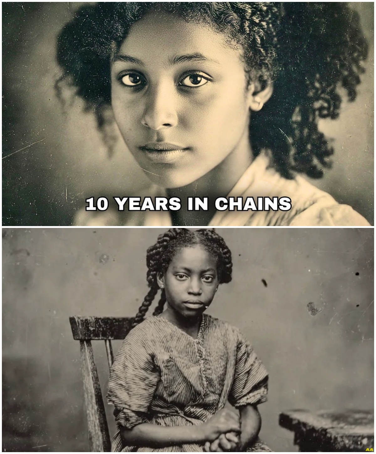 (1859, Seraphina) The Black girl so beautiful that her mistress locked her away in chains for 10 year