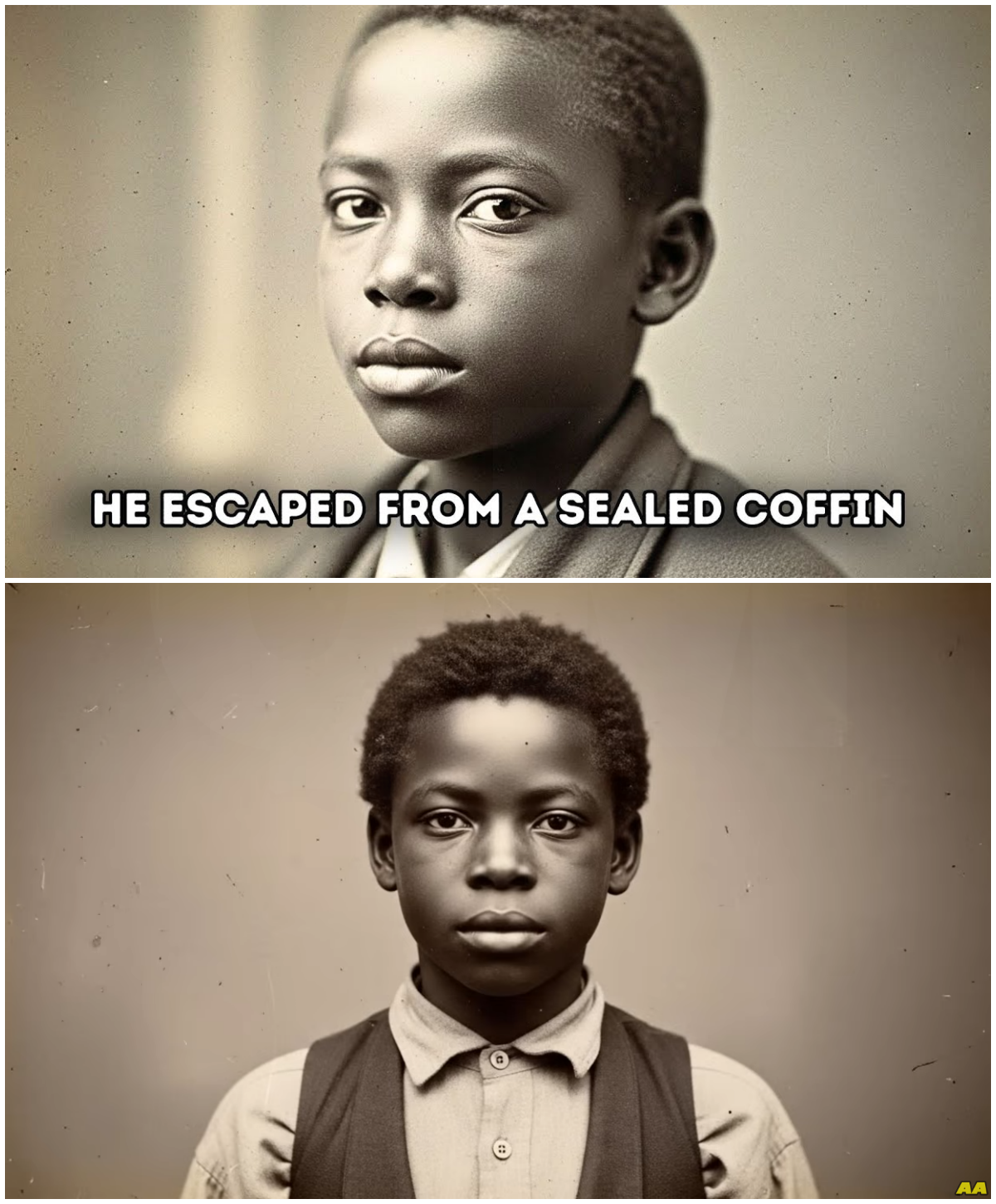 The Black boy who escaped from a sealed coffin — no one could explain what happened next (1861)