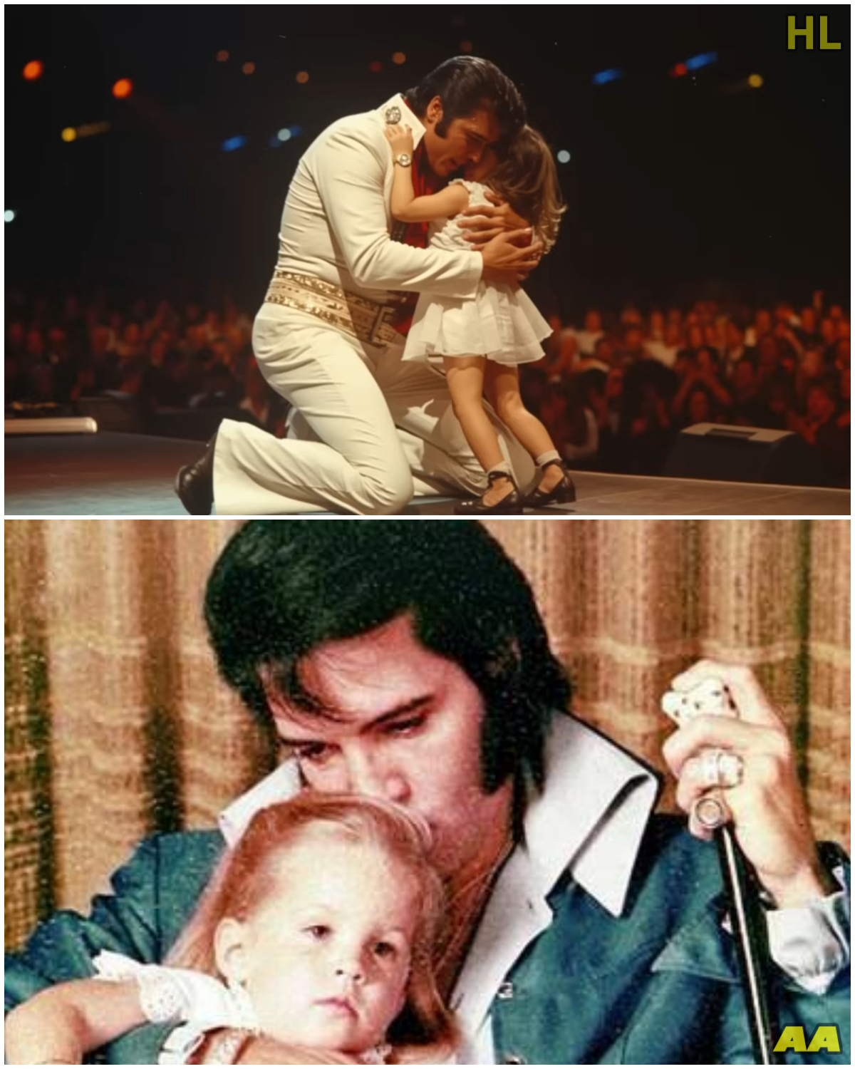 Elvis Stopped the Concert in Front of 15,000 Fans โ His 9-Year-Old Daughter Asked One Question That Broke Him ๐