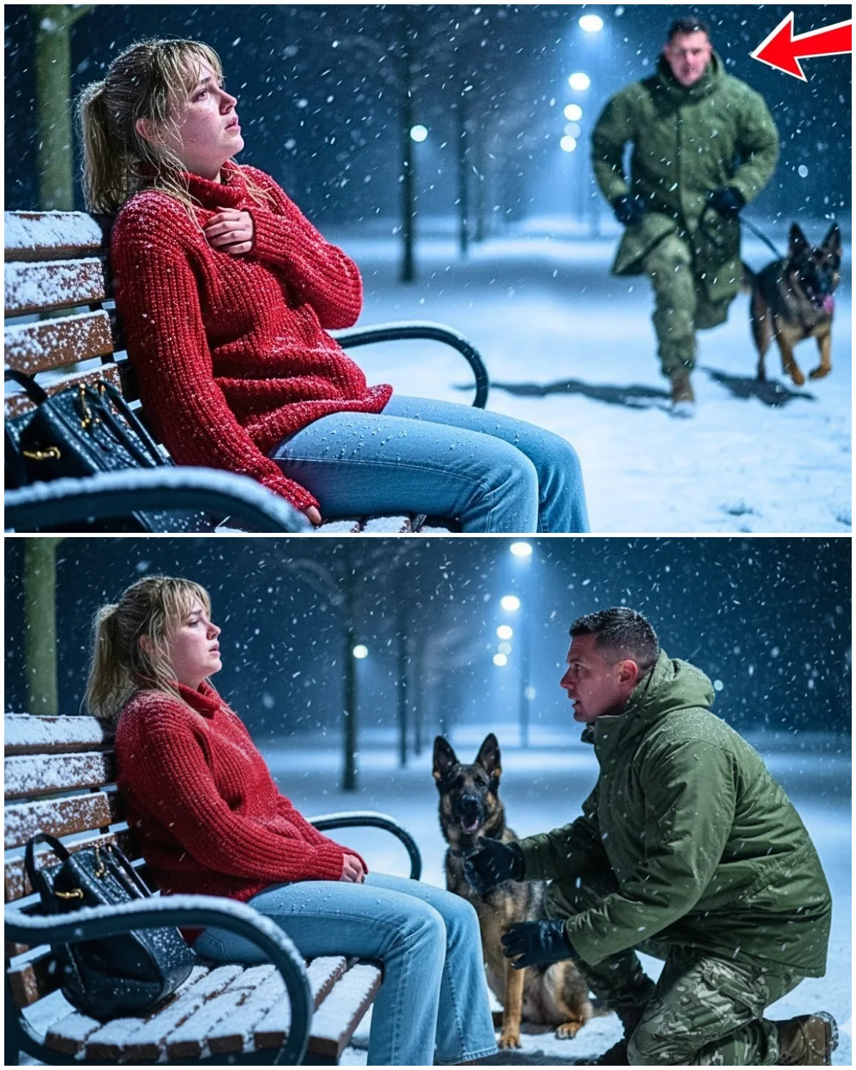 The snowstorm raged fiercely through the mountains of Silver Pine, sweeping across the narrow trail like a ghost with claws.