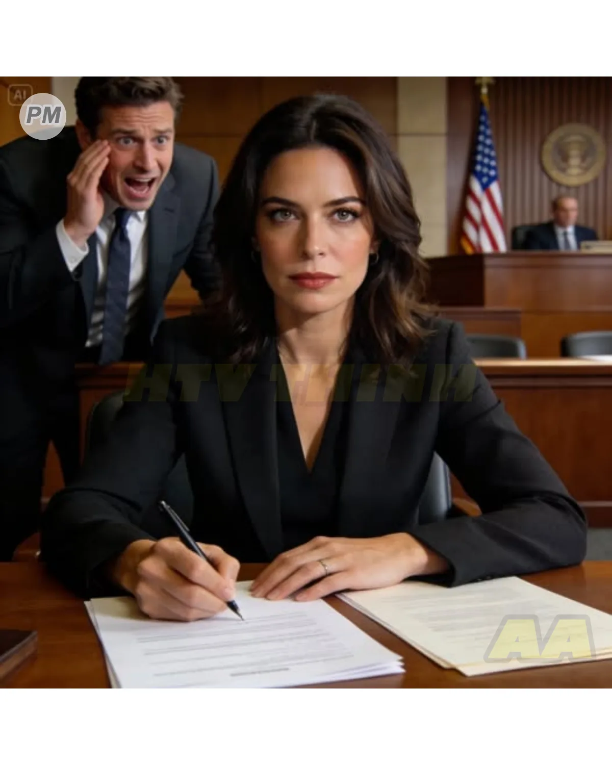 The final hearing was quick. Mark arrived confident, wearing a new suit, with Laura waiting for him outside the courthouse.