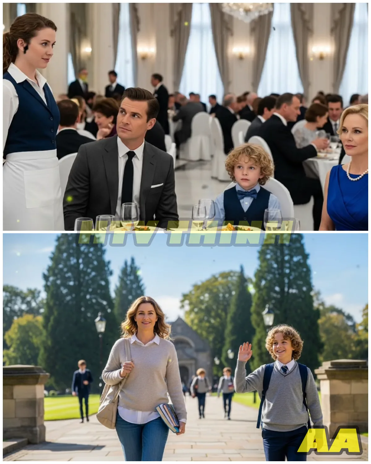 💔 “The Waitress Who Saved a Billionaire’s Son — And Changed Her Life in One Moment”