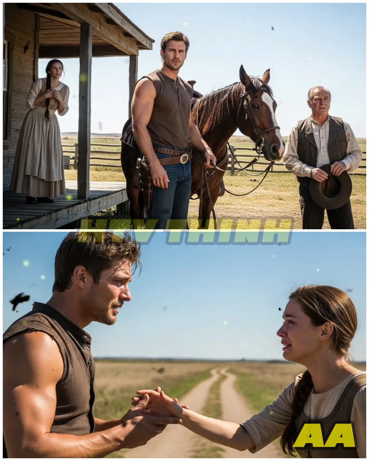 💥 “She Thought She Was Losing Everything—But the Cowboy Who Came to Collect Her Father’s Debt Gave Her a New Life!”