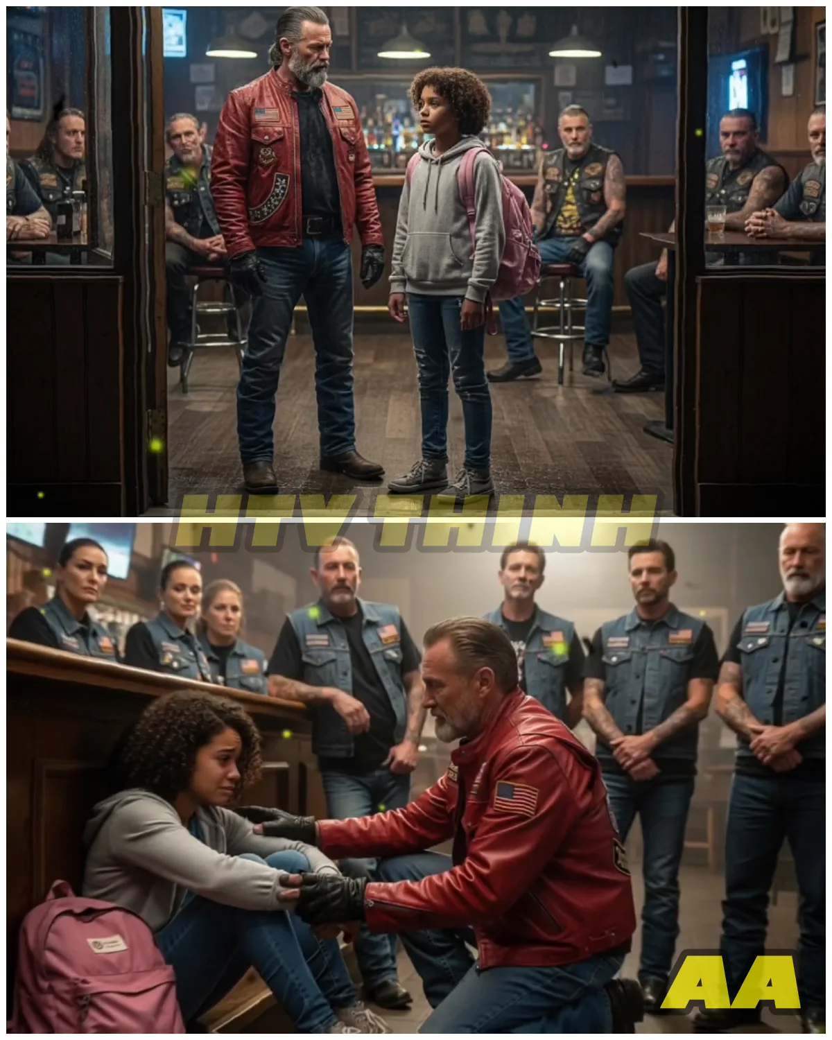 💔 “‘Please Hide Me From My Dad’ — Bikers Find What’s Inside Her Bag and It Changes Everything”