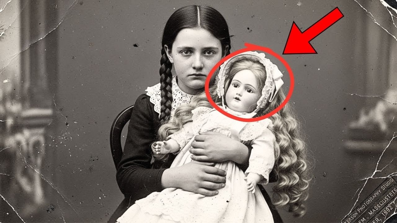 This 1892 Photo of a Girl Holding a Doll Seemed Adorable — Until Zoom Revealed Something Shocking