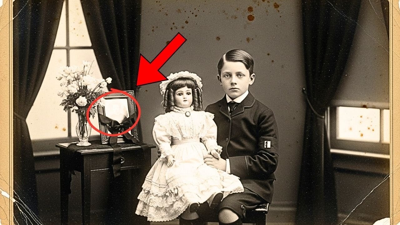 This 1898 Photo of a Boy Holding His Sister’s Doll Looked Cute—Until They Saw the Truth