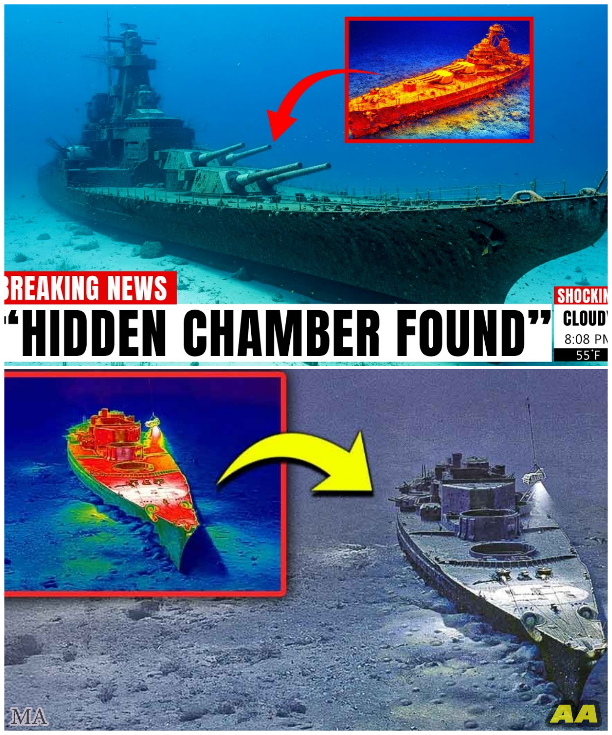 🦊 SEALED FOR 80 YEARS—UNTIL NOW: What the Drone Found Deep Inside the Bismarck Has Experts Refusing to Go on Record 🚨