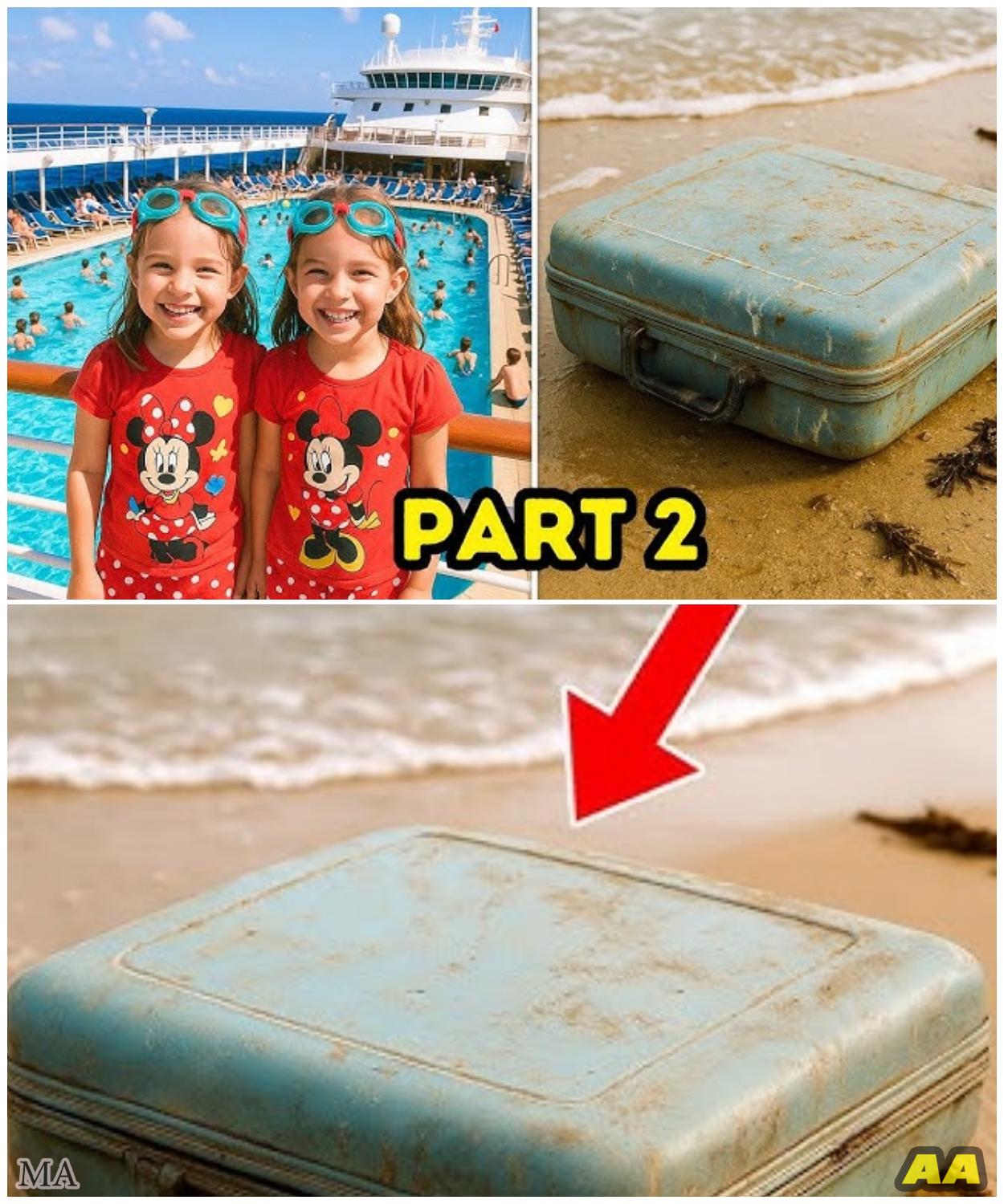 Twins Vanished on Cruise Ship, 10 Months Later a Suitcase Washes Up on Shore…