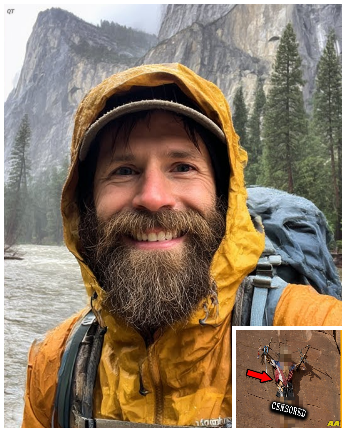 Climber Found Crucified Climber Found Crucified on Cliff Face — 4 Years After Vanishing in Yosemite When two young rock climbers were ascending the sheer wall of Indian Canyon in October 2018, they noticed a strange figure on a narrow ledge. The silhouette protruded from the rock at an unnatural angle, as if someone had deliberately secured a mannequin more than 400 m above the ground. When they got closer, both of their hearts stopped. It wasn’t a mannequin. It was the body of a man crucified on the rock with metal carabiners and rods. Someone had scratched the words, “He lied to us all. ” on the skeleton’s chest. 2 days later, DNA analysis confirmed what seemed impossible. This man had disappeared 4 years ago. His name was Thomas Roland.............on Cliff Face — 4 Years After Vanishing in Yosemite