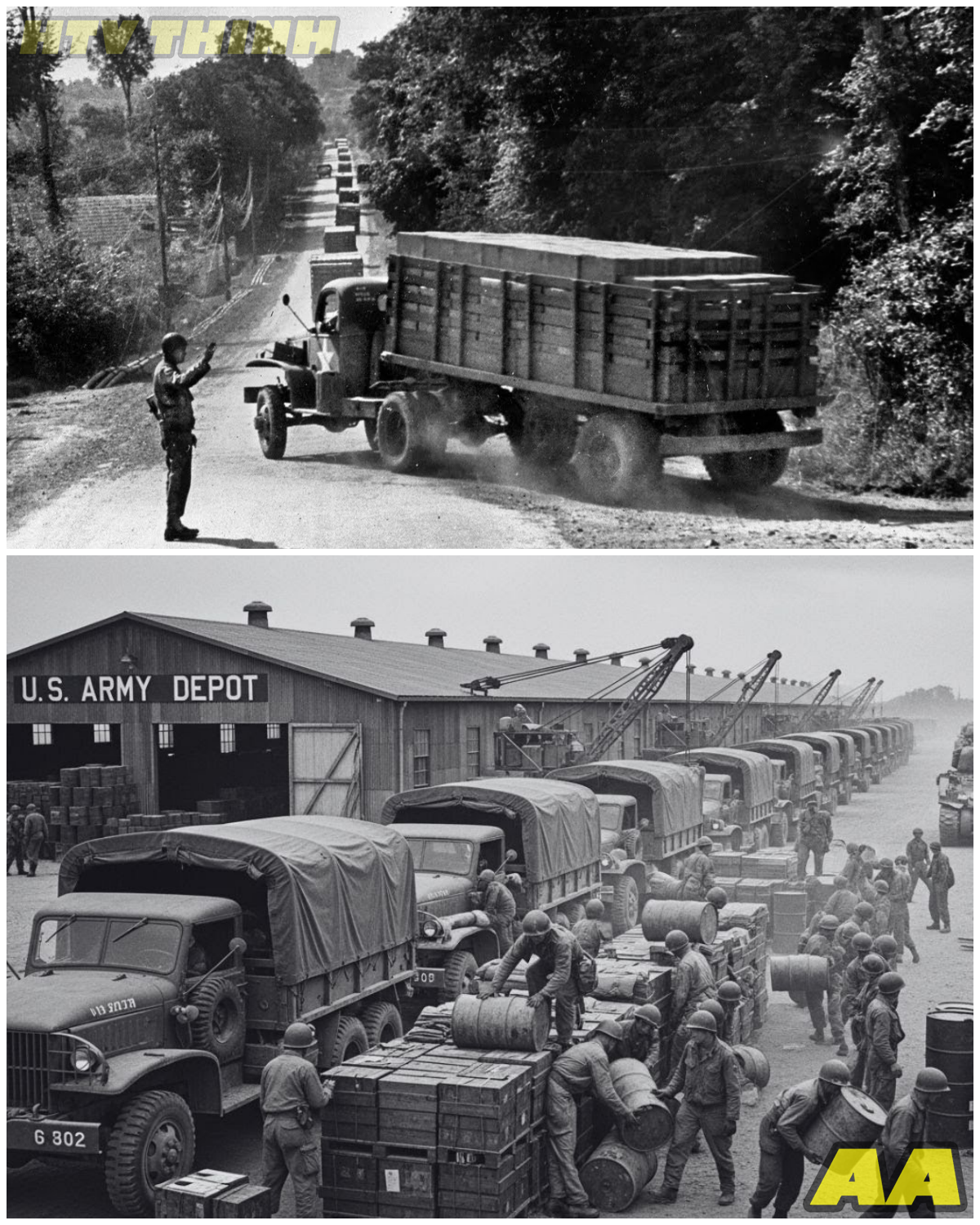 😱 The Red Ball Express: How 23,000 Drivers Defied Military Logic and Shocked the Germans! 😱 – HTT