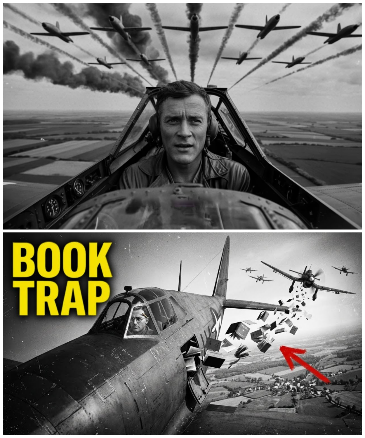 They Mocked the “Librarian in a P-47” — Until His Books Downed 10 Stukas in Formation