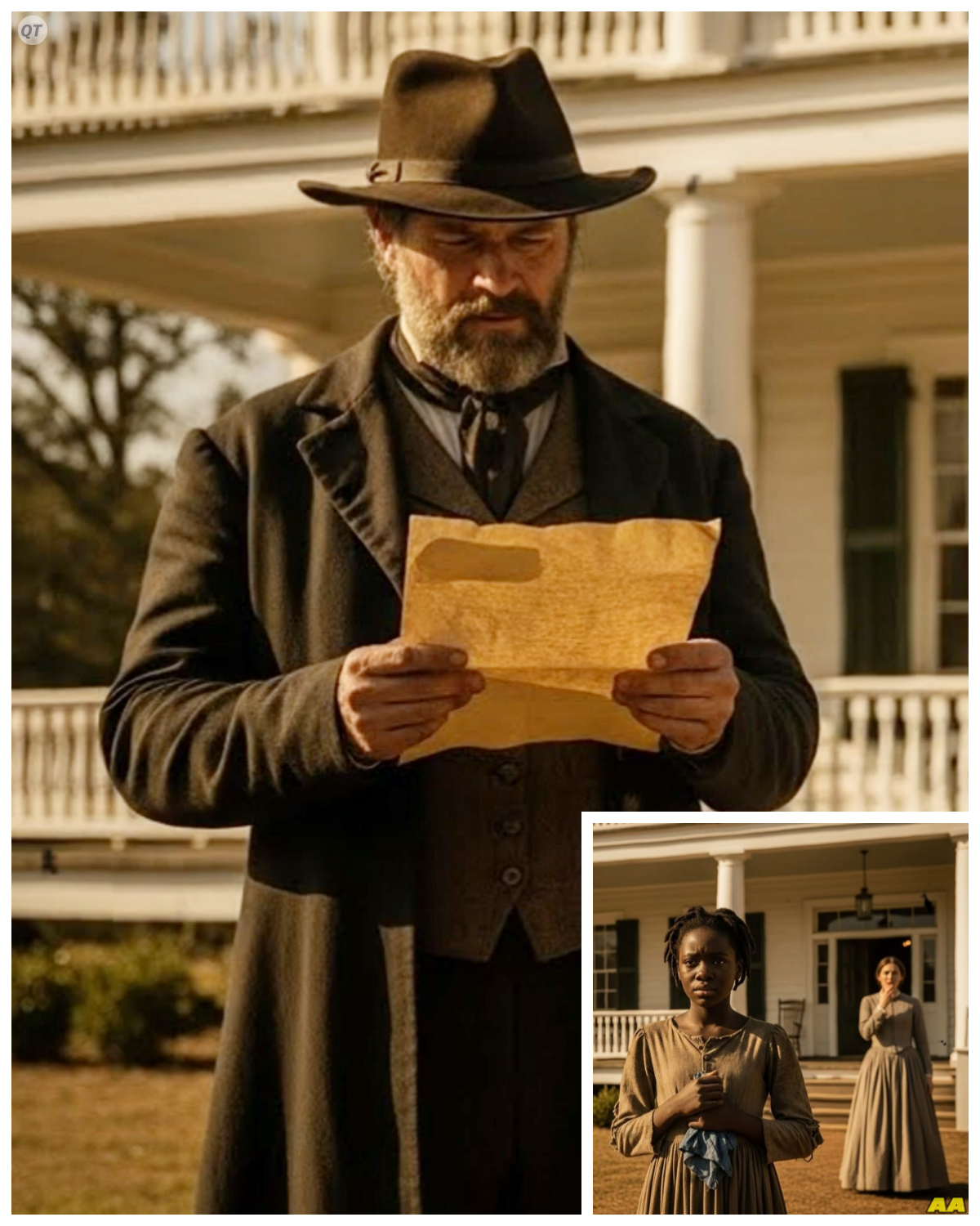 The Plantation Master Bought a Young Slave for 19 Cents… Then Discovered Her Hidden Connection They said she cost less than a loaf of bread. 19 cents. That was her price. But this story was never about money. The auction yard was loud. Chains clinking. Men shouting numbers like they meant nothing. Dust hung in the air. So did fear. She stood barefoot. Too small. Too quiet. Most buyers didn’t even look at her. Too thin to work the fields. Too young to survive the heat. Then he arrived. Edmund Crowell, plantation master, known for cruelty, known for never wasting a dollar. He didn’t come to buy a child………..