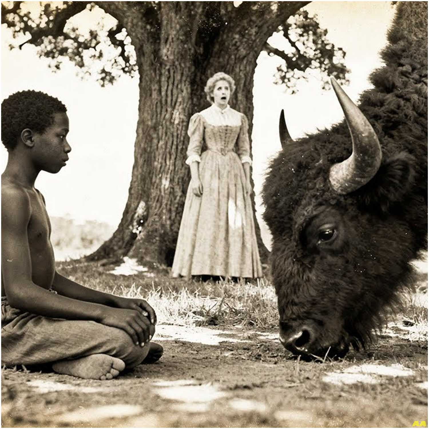 (1877, Silas Bennett) The Enslaved Boy Who Saved the Plantation Mistress from a Wild Bull