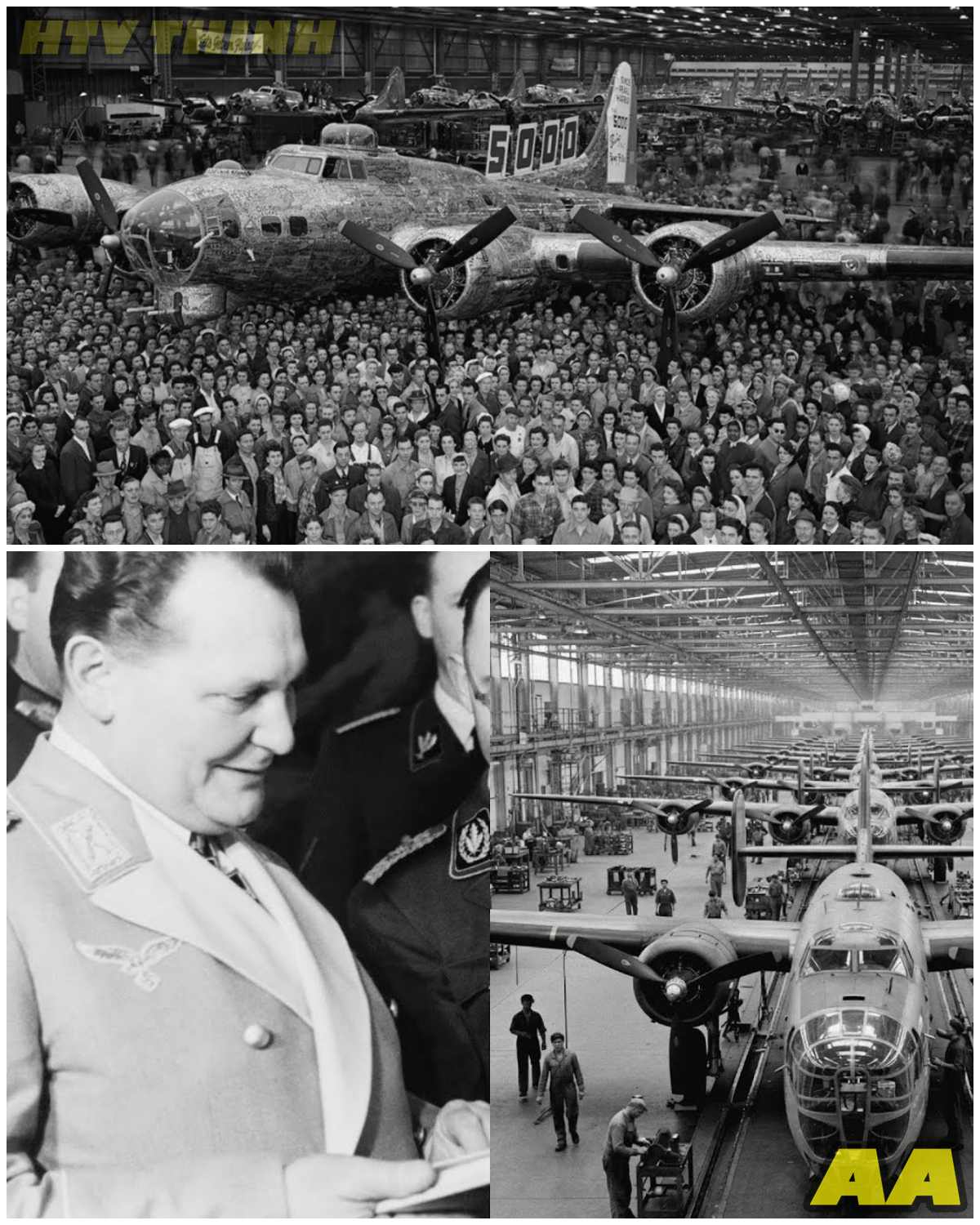 😱 Hermann Göring Laughed At US Plan For 50,000 Planes – Then America Built 100,000 😱 – HTT